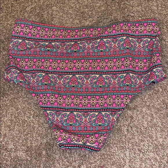 Neon Aztec High Waisted Bikini Bottoms from Target - Picture 2 of 2